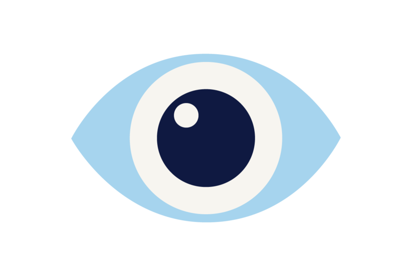 illustration of an open eye